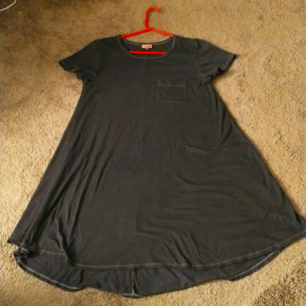 Black LuLaRoe Cotten Stretchy Dress